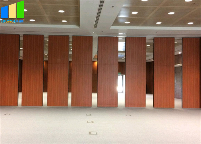 Customized Leather Folding Wooden Demountable Acoustic Partition Wall For Office