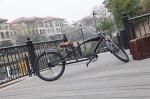 26" Hi-Ten Steel Frame Adult Beach Cruiser Chopper Bike 17KG Gross Weight 3.0