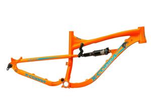 China Full Suspension Enduro Aluminum Bike Frame Multi Color With Compatible Wheel wholesale