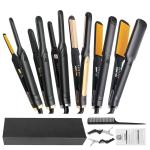 Multi Sizes AC110V 30s Heat Up Travel Size Hair Straightener 2 In 1 Mini Flat