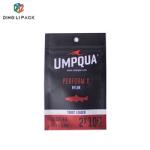 Custom Printed Heat Seal Laminated Plastic Worm Bags Personalized Zipper Bags