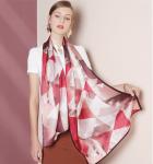 Breathable Scarf Custom Silk Neck Scarf Women 100% Silk Printed High Quality