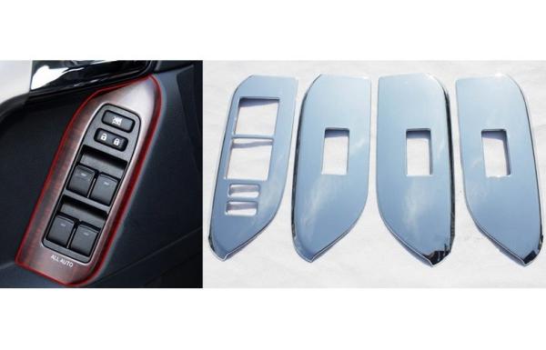 Auto Interior Window Switch Cover for Toyota 2014 Prado FJ150 Car Decoration
