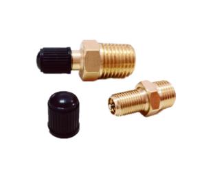 China 1/8&quot; NPT Tank Valve , Anti Corrosion Brass Schrader Valve With 1/4&quot; Male NPT wholesale
