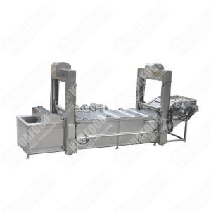 China Automatic Garlic Blanching Machine Onion Cooking Ginger Turmeric Gas Steam Electric Heating Vegetable Blanching Equipment Price wholesale