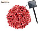 72ft Outdoor Solar String Lights 300MA Reelable With 200 Lamp Beads