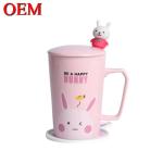 OEM Plastic Cartoon Cute Cup / 3D Model Clear Plastic Mug