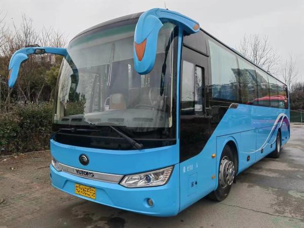 Used Coach Bus Double Glass Yutong Zk6115 60seats Yuchai Engine Two Doors With