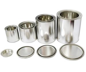 China Containers Packaging Pint Quart Gallon Paint Cans Pvc Glue Metal Round Containers Paint Can Metal Tin Can wholesale