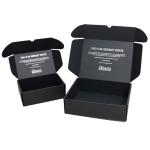 Yellow Reusable 200gsm Coated Paper Corrugated Mailing Boxes