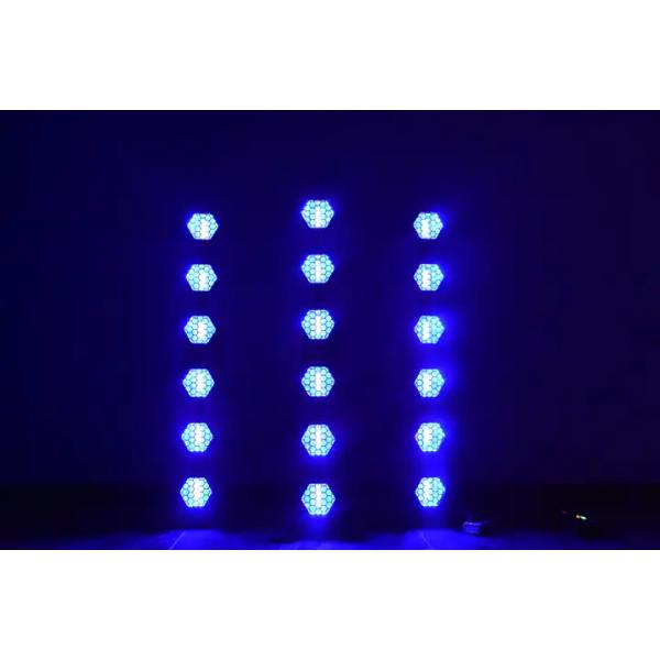 Hexaline Halogen Lamp 6pcs 100W Flash Strobe Light Blinder Backlight Pixel Control Disco Retro Stage Portman Light