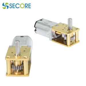 China Smart Robot 14RPM DC Worm Gear Motor 12V Mini 85mA Door Lock Motor wholesale