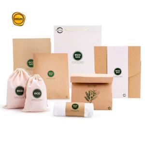 China Custom Eco Bamboo Paper Bag Sugar Cane Paper Bag Eco Friendly Shopping Bag wholesale