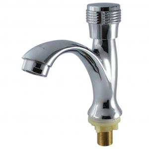China Hot Cold Water Tap Zinc Alloy Single Handle Wash Basin Mixer Faucet Modern Design on sale