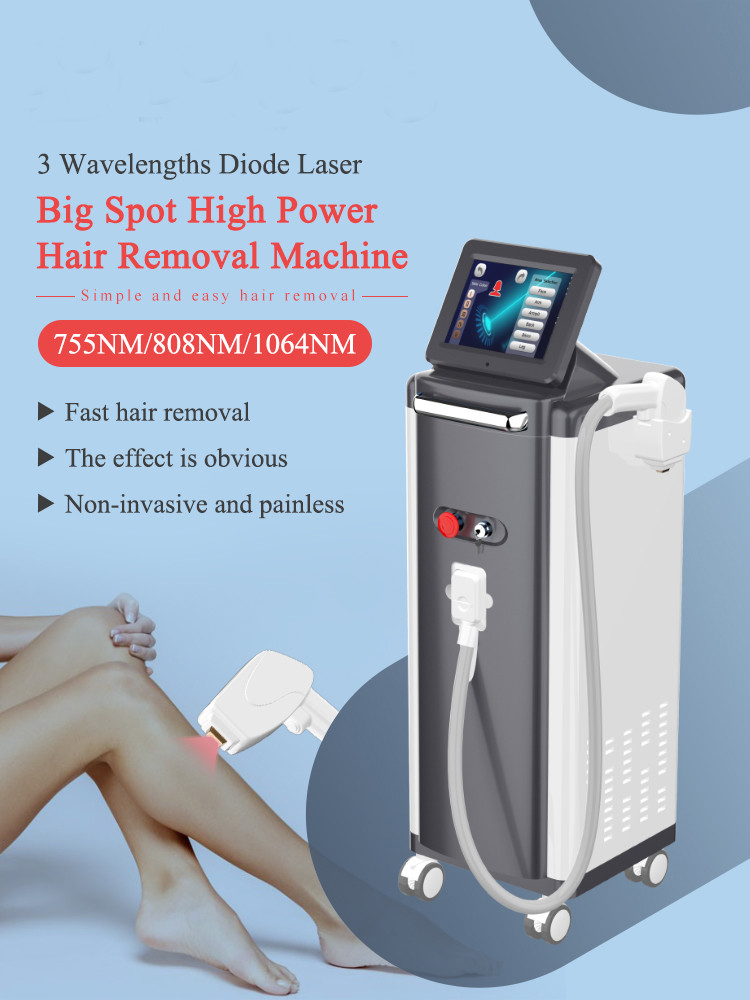 2000W Hair Removal Diode Laser 755 808 1064 / Diode Laser Hair Removal