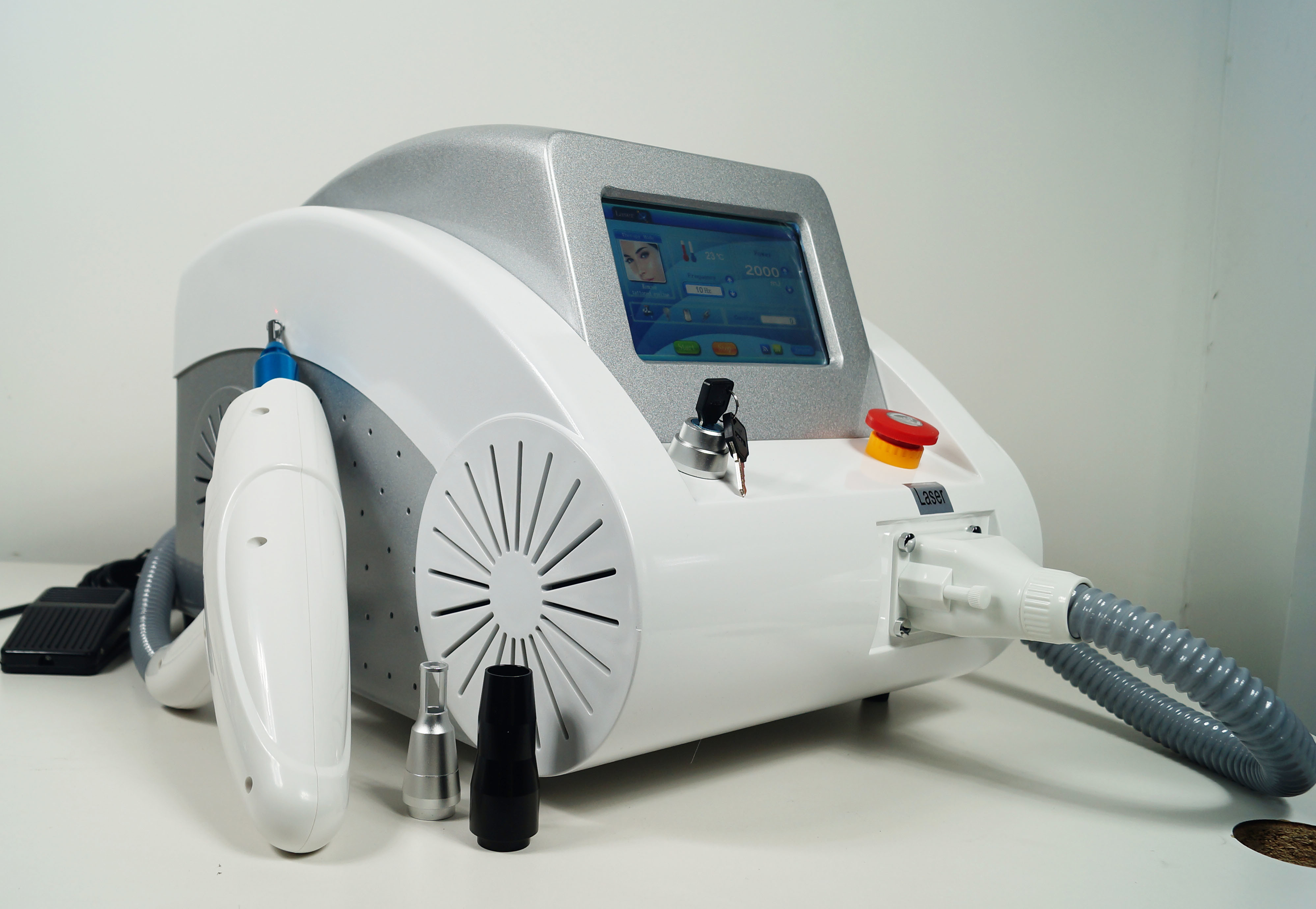 500W Eyebrow Laser Tattoo Removal Machine Q Switched ND YAG Carbon Peel