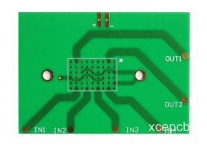 China Green FR4 Single Sided PCB Circuit Boards For Audio Amplifier Single Layer 1.6mm on sale