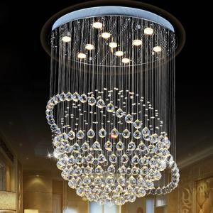 China Lustre Atmosphere Modern Led Crystal Ceiling Light For Bedroom Living Room Hotel wholesale