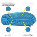 S&J Premium Shoe Covers Plastic PP PE Anti-slip Waterproof Disposable Non woven