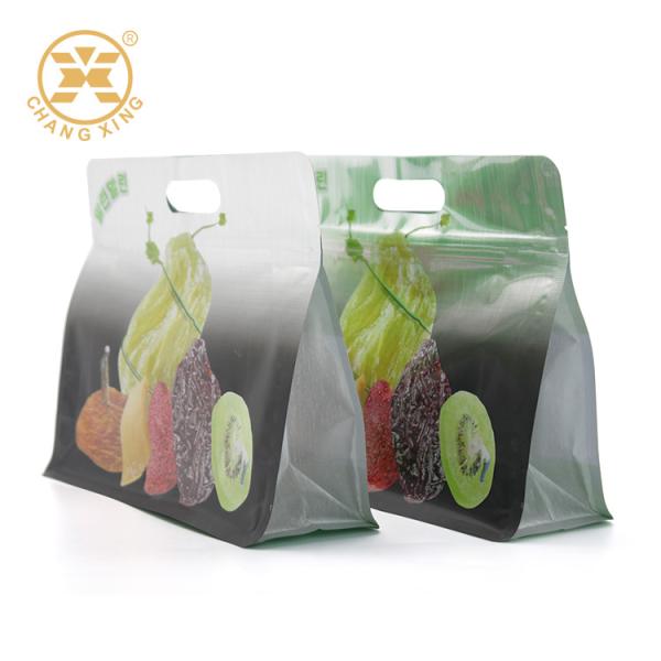 Laminated Flat Bottom Pouch dried Mushroom Roll Film Food Packaging Bag Dried
