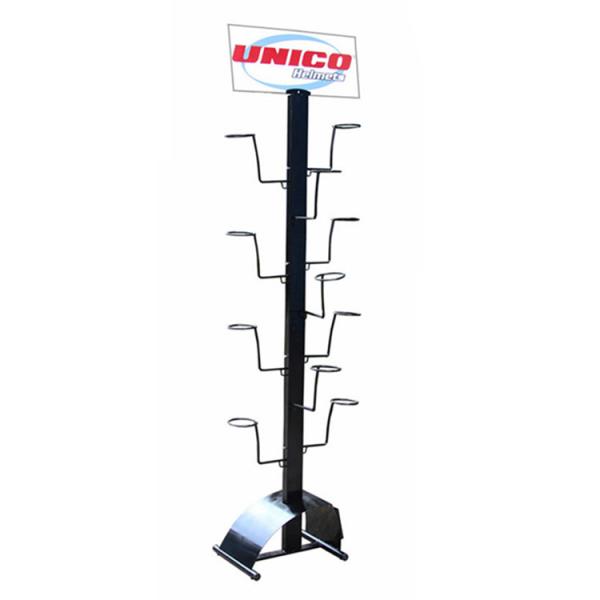 Demountable Clothing Display Racks Football Helmet Display Stand Metal For