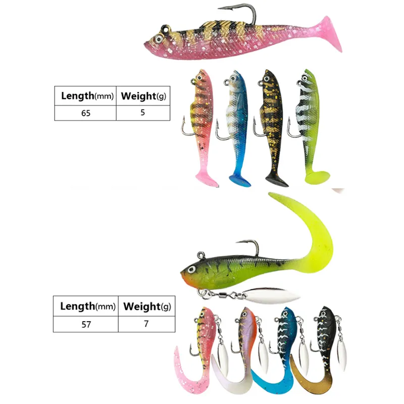 Plastic Bass Soft Hard Jigging Minnow Trout Spoon Wholesale Fishing Lure and Mould