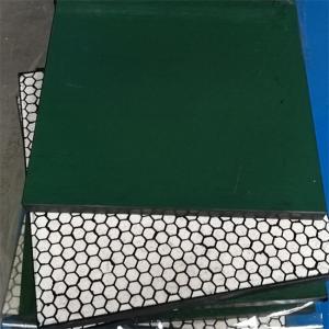 China Cn Bonding Layer Ceramic Wear Liner Alumina Ceramic Tiles For Mining Conveyor wholesale