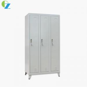 China Changing Room Furniture Office Furniture Steel Employee Storage Lockers 3 Door wholesale