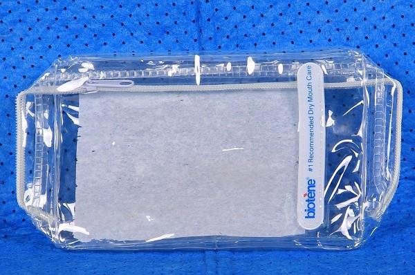 0.15mm SEDEX 4P PVC Plastic Pouch Zipper Travel Transparent Toiletry Bag 7P AZO