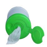 100% Virgin Material HDPE Plastic Wet Wipe Bucket 80 Pieces