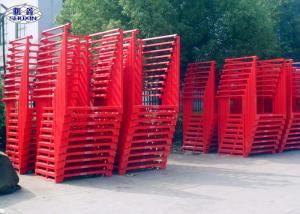 China Steel Storage Tire Pallet Rack Foldable Portable Powder Coated For Industrial wholesale