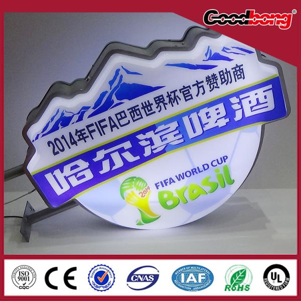 New Arrival Advertising thermoforming acrylic LED vacuum molded signs