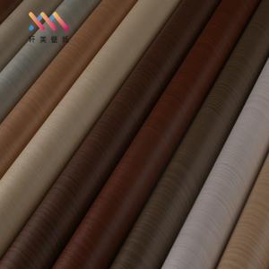 China Heat Insulation Wood Grain Wallpaper Geometric Wood Effect Wall Paper wholesale