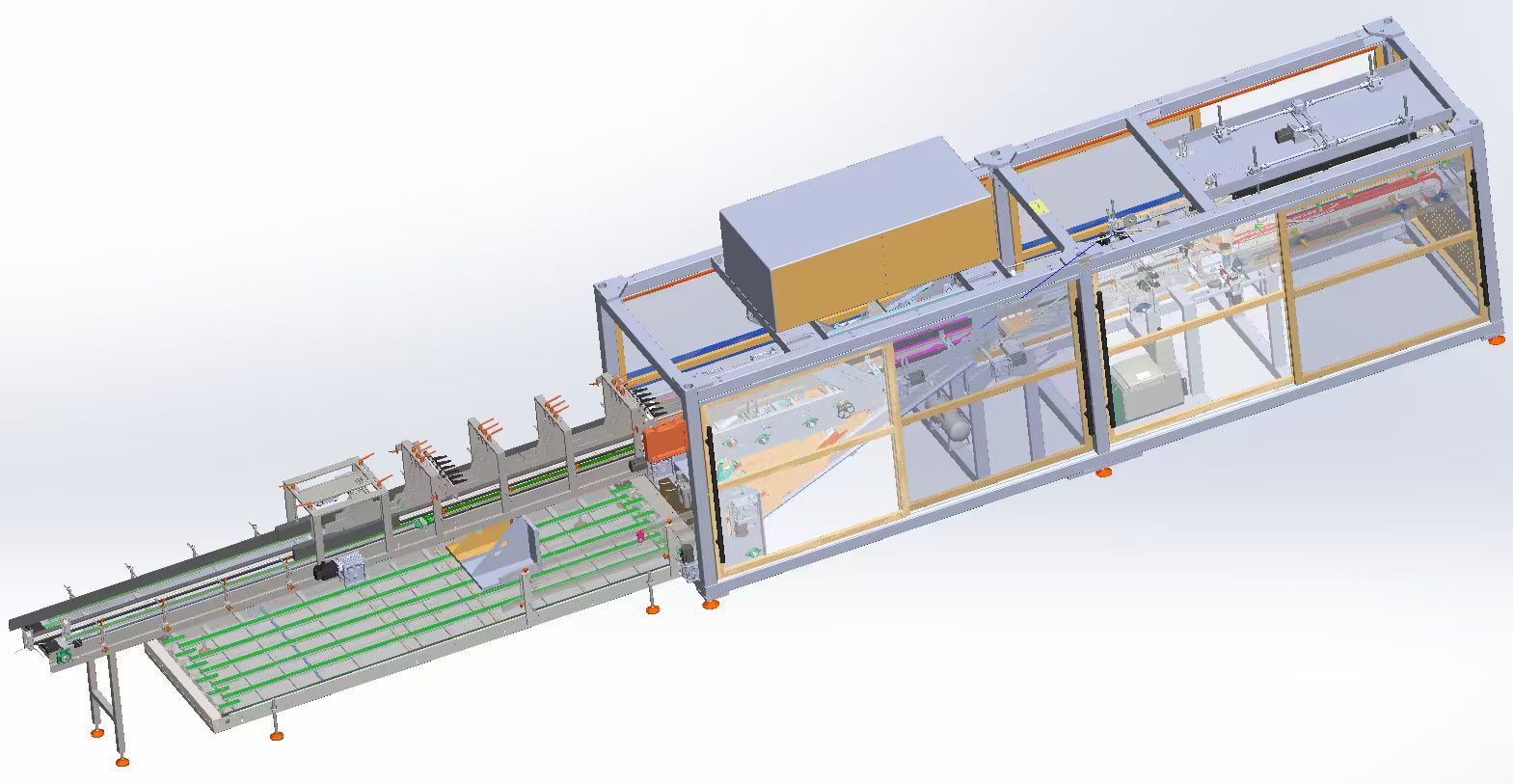 Linear Wrap-around case Packer