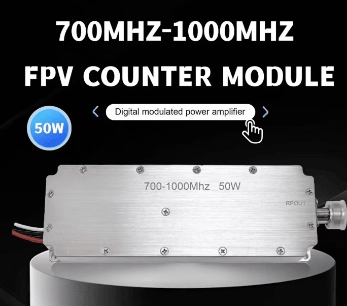 Anti-Fpv Module 720- 1020MHz 700-10oomhz 50W Digital Modulation Power Amplifier Lora Module