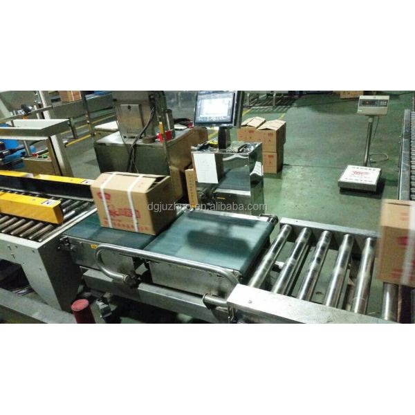 Streamlined Check Weigher Machine New Technology Direct Supply Weight Checking Equipment JZ-W300g