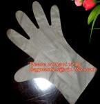 Wholesale gloves transparent plastic glove disposable clear pe medical glove