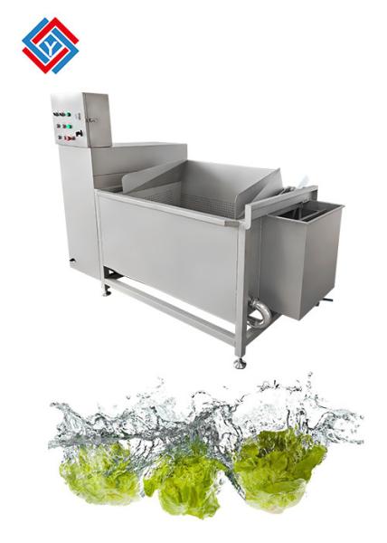 3.35KW Commercial Fruit And Vegetables Washing Machine 800KG/H With 330L Washing
