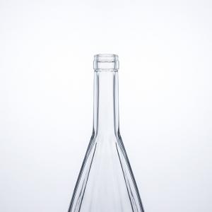 China Glass Bottle Packaging for Liquor Brandy Vodka Whisky Gin Rum 700ml 750ml Custom Design wholesale