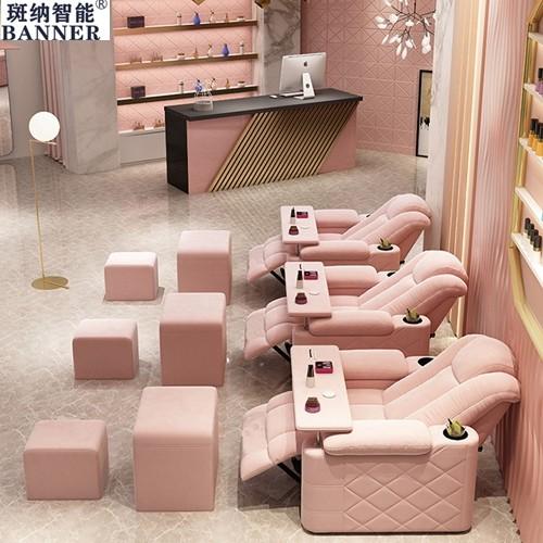 BN Nail Beauty Foot Shop Multifunctional Reclining Chair Recliner Sofa
