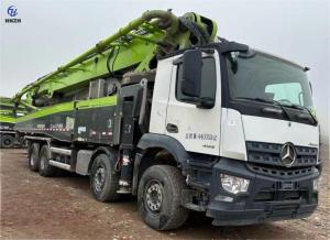 China 2021 Second Hand Zoomlion Pump Truck ZLJ5442THBBE 59X-6RZ Cement Transport Equipment 59M For Sale wholesale
