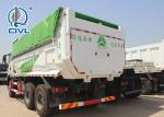 Oil Saving 40 - 50T 10 Wheeler Dump Truck Middle Or Front Lifting Type Tipper