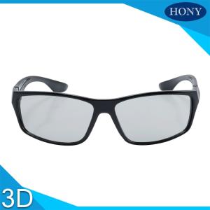 China Stylish Passive Plastic Circular Polarized 3D Glasses For LG TV Flicker Free wholesale