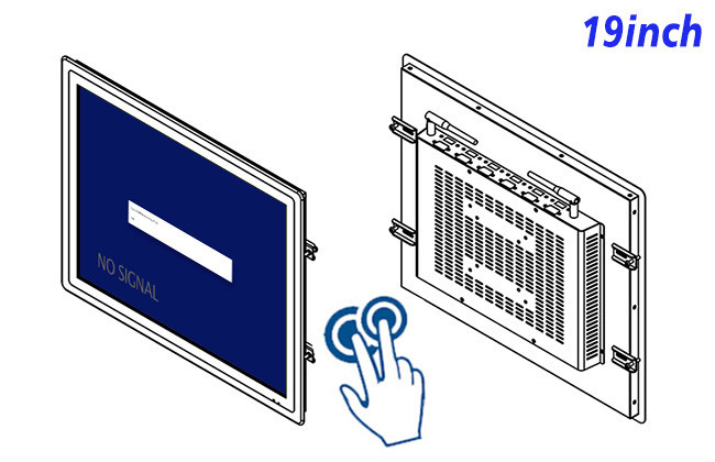 19-Inch Durable Display for Access Control Panels and Transportation Systems