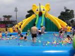 Elephant Inflatable Amusement Park Bounce House Medium Size Commercial Grade