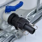 Flange Connection 1000L IBC Tote Tanks with 2inches Plastic Valve Adapter