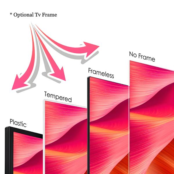 Custom Logo Printing Complete Set Assembly Service WiFi Internet Smart LED Television Household Commercial 24 to 100 Inch Size LCD 2K4K TV