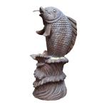Gnee Garden Outdoor Bronze Polar Bear Sculpture Life Size Customized