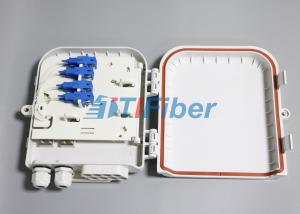 China SC 8 Port Waterproof Fiber Optic Distribution Box for FTTH Networks wholesale