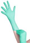 Durable Clear Plastic Kitchen Gloves , Sterile Rubber Gloves No Color Difference